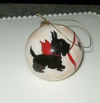 Scotty Dog Ornament Christmas