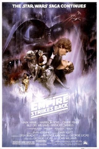 The Empire Strikes Back Movie Poster - Classic Full Size 24x36 Print - Star Wars