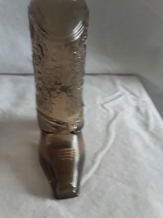 Vintage Avon Cowboy Boot With Spur Cologne Bottle 3