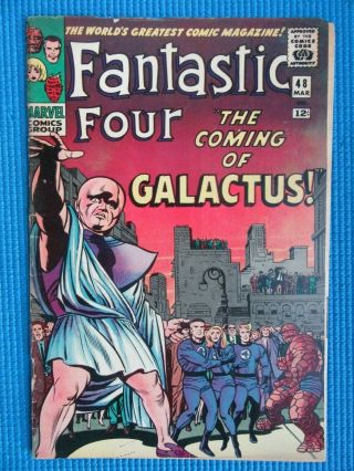 Fantastic Four 48 - (vg, ) - 1st App Silver Surfer & Galactus,  Inhumans,  Watcher