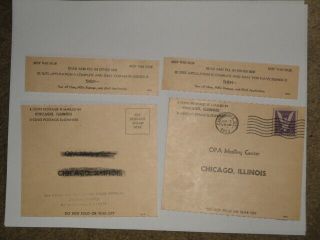 WORLD WAR II (WW2) War Ration Book No.  2 & 3 with Stamps 2