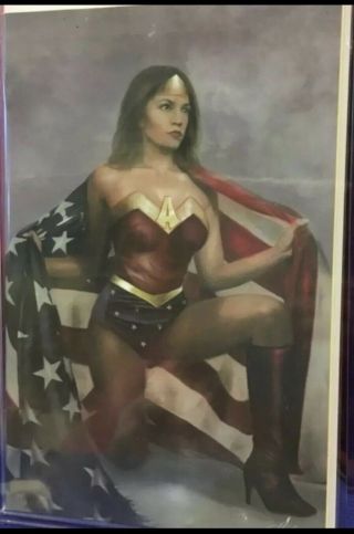 Alexandria Ocasio - Cortez Aoc Comic Wonder Woman “virgin” Variant Dcist Recalled