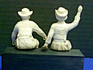 ROY ROGERS and DALE EVANS Figures for Chuck Wagon Set Ideal Toys 2