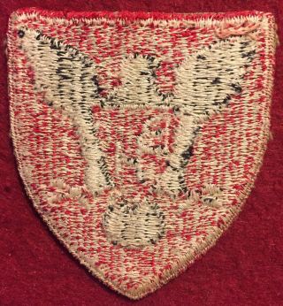 Ww2 U.  S.  Army 86th Infantry Division Cut Edge White Back Patch