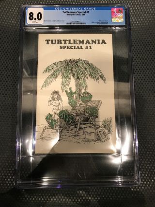 Turtlemania Special 1 - Early Teenage Mutant Ninja Turtles Cgc 8.  0 - Usps Prjo