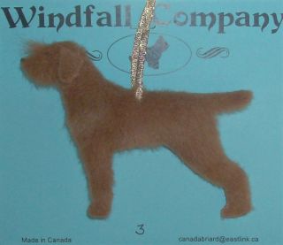 Wirehaired Vizsla Dog Soft Plush Christmas Canine Ornament 3 By Wc