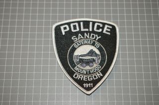 Sandy Oregon Police Department Patch (b17 - W)