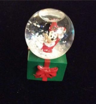 Disney Minnie Mouse Mini Snow Globe Sparkly Snow For J C Penney