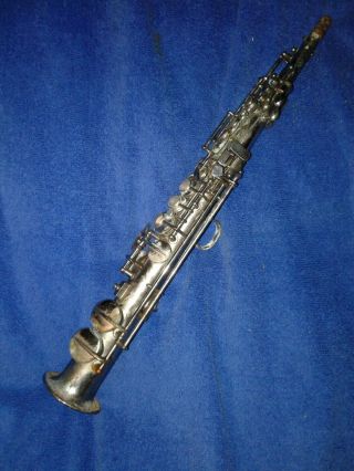 Vintage Conn,  Eb Sopranino Sax,  With Rolled Tone Holes,  Ser 147239 Read Listing