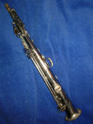 Vintage Conn,  Eb Sopranino sax,  with rolled tone holes,  ser 147239 READ LISTING 3