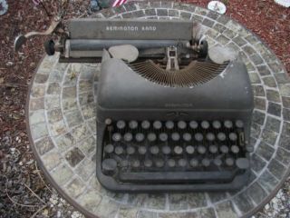 Antique? Vintage For Sure,  Remingtom Rand Typewriter Or Restoration