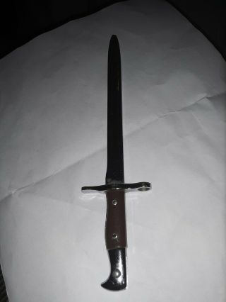 Vintage Advertising Miniature Letter Opener Of Bayonet Of Rifle Mauser 1909