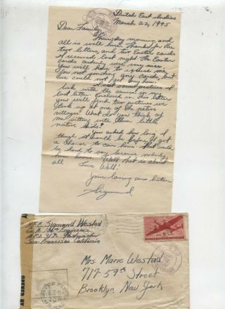 World War Ii Wwii Love Letter South Pacific Theater Military Army Soldier Westad