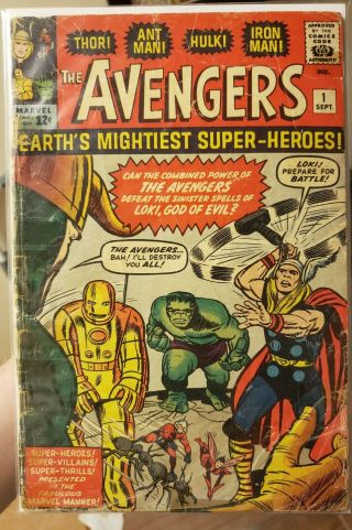 Avengers 1 Looking Book 1963 1st Avengers.