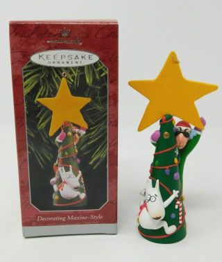 Hallmark Ornament 1998 Decorating Maxine - Style