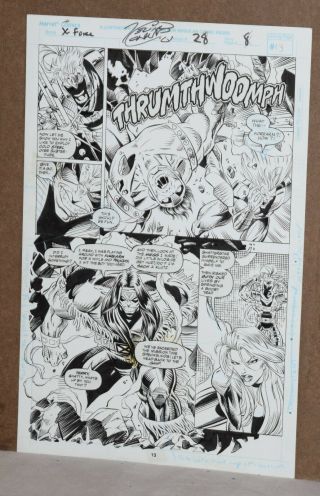 X - Force 28 Page 8 Art By Artist Tony Daniel & Kevin Conrad