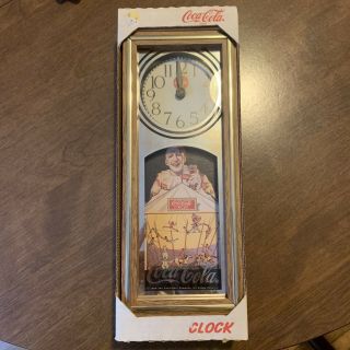 Vintage 1994 Coca Cola Clown Corner Clock Rare 12.  5x5x1.  75”