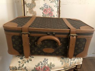 Vintage Louis Vuitton Monogram Hard Sided Suitcase 2