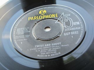 The Beatles 1963 U.  K.  E.  P.  Twist And Shout