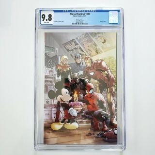 Marvel Comics 1000 Cgc 9.  8 D23 Expo Variant 1st Mickey Mouse On Marvel Cover