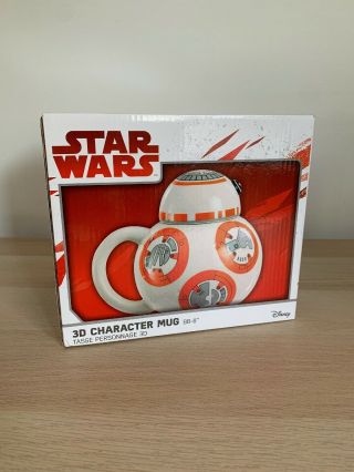 Star Wars Bb - 8 3d Ceramic Coffee Mug With Droid Lid
