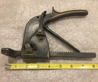 Vintage Pistol Grip Steel Strapping Banding Tool Tensioner B2ao Made In Usa