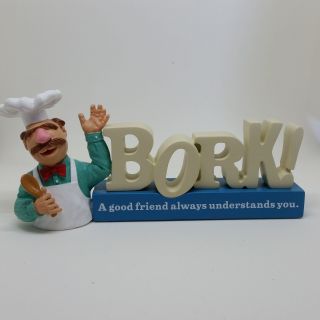 Muppets Swedish Chef Bork Good Friend Figurine Hallmark