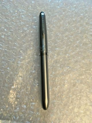 Vintage Cado Flo - Master Fountainbrush Felt Tip Ink Pen Stainless Steel Usa