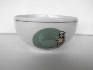 Rare Tintin Snowy Porcelain Bowl The Crab With The Golden Claws France 1995