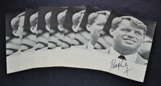 9 Vintage 1968 President Robert F.  Kennedy Political Campaign Fliers I Run.