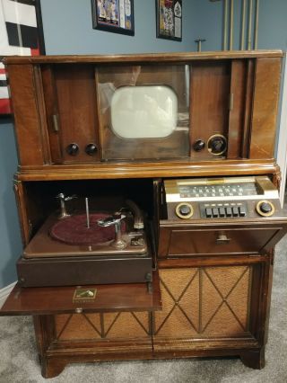 Vintage Rca Console Tv