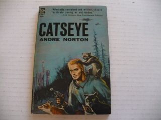 Ace F - 167 - Catseye By Andre Norton - Sf Pb In Shape - 1961