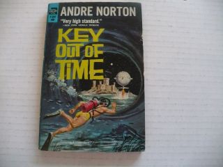 Ace F - 287 - " Key Out Of Time " By Andre Norton - Sci - Fi Pb - 1962