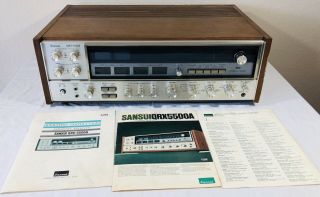 Vintage Sansui Qrx - 5500a 4 Channel Quadrophonic Receiver Read,  Watch Video