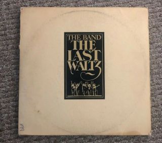 The Band Vinyl 3 Lp Set The Last Waltz 1978 Wb Burbank Booklet All 3 Sleeves