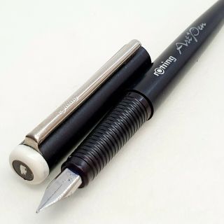 Rotring Art Pen Fountain Pen Ink Cartridge Filler Vintage,  F " Nib