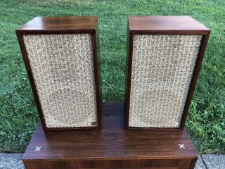 Vintage Acoustic Research Ar - 2 Wood Speakers