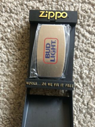 Zippo Bud Light Beer Money Clip Pocket Knife