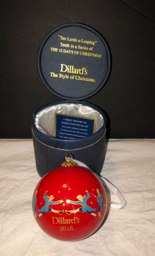 Dillards Ten Lords A Leaping The 12 Days Of Christmas Ornament 2016