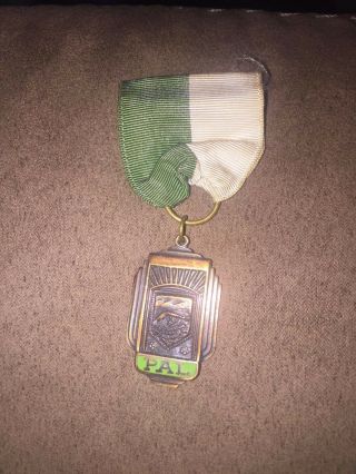Old 1930’s Police Athletic League Swimming Medal