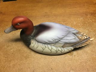 Canvasback Duck 12 " - Andrea By Sadek Ceramic Porcelain