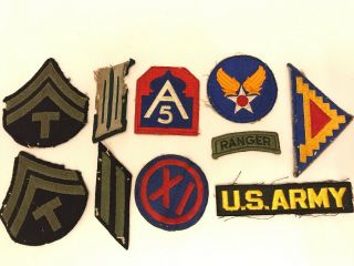 Wwii U.  S.  5th Army Air Force Rangers Patches??.  (r)