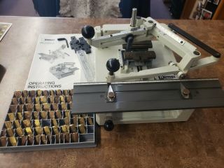 Vintage Hermes Engravograph Engraving Machine In - 2/gn - 2