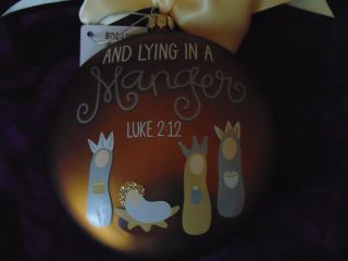 Coton Colors " The Birth Of Christ Ornament According To Luke 2:7 - 14 " Luke2:12