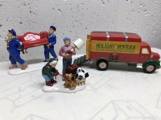 Dept 56 Snow Village Accessories - " Moving Day / Holiday Movers "