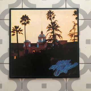 The Eagles Hotel California A1 B1 1st Press K53051 Vinyl Lp Record Ex,  W/ Poster