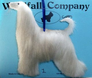 Afghan Hound Dog Soft Plush Christmas Canine Ornament 1 By Wc