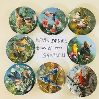 Birds Of Your Garden Set Of 8 By Kevin Daniel Knowles Collector Plates