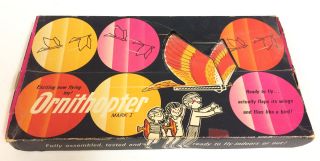 Vintage Ornithopter Mark I Flying Toy Wings Flap Imc Box
