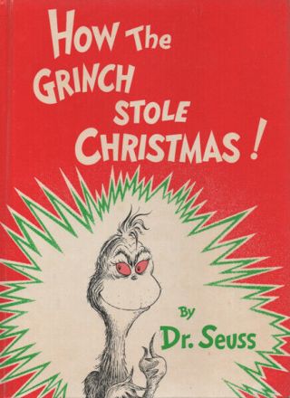 How The Grinch Stole Christmas By Dr.  Seuss Hardcover 1957